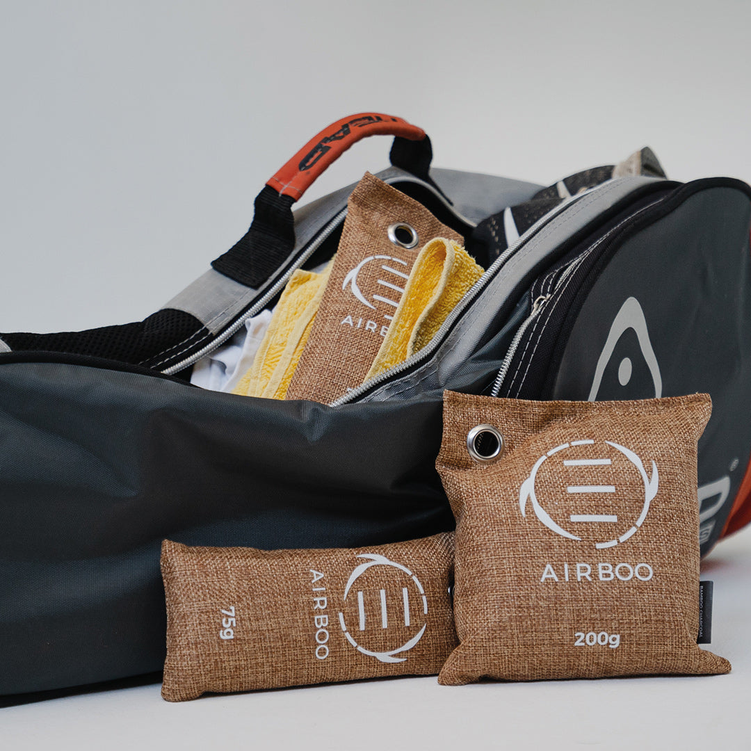 airboo clean air clever baggy set in sports bag